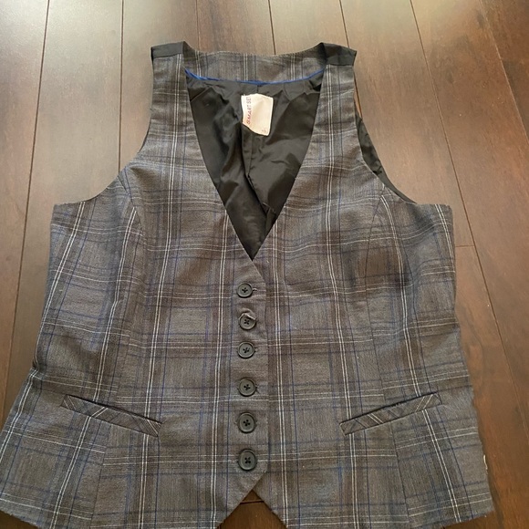 Smart set plaid vest size small - Picture 1 of 2